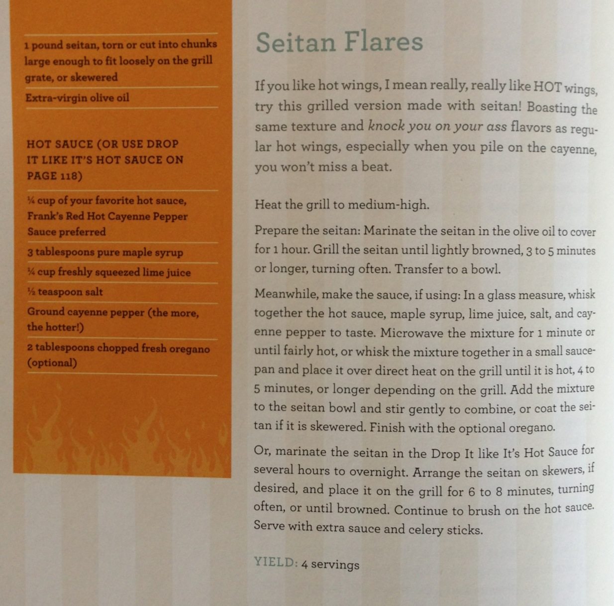 Seitan Flares Recipe