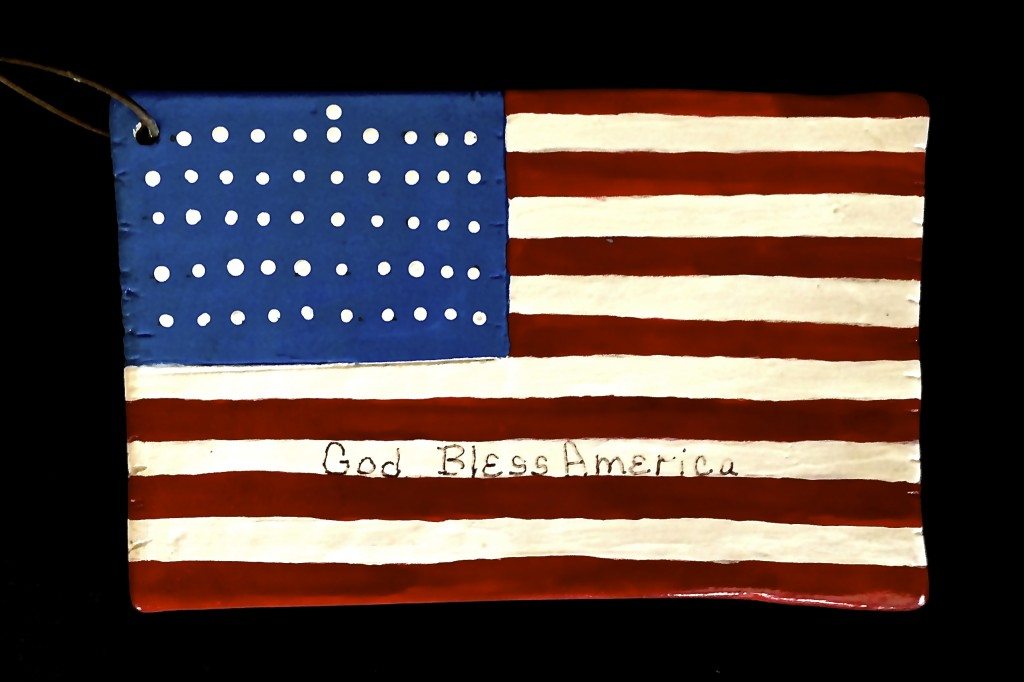 The U.S. Flag by Sister Augustine - From the Collection of John Schlimm