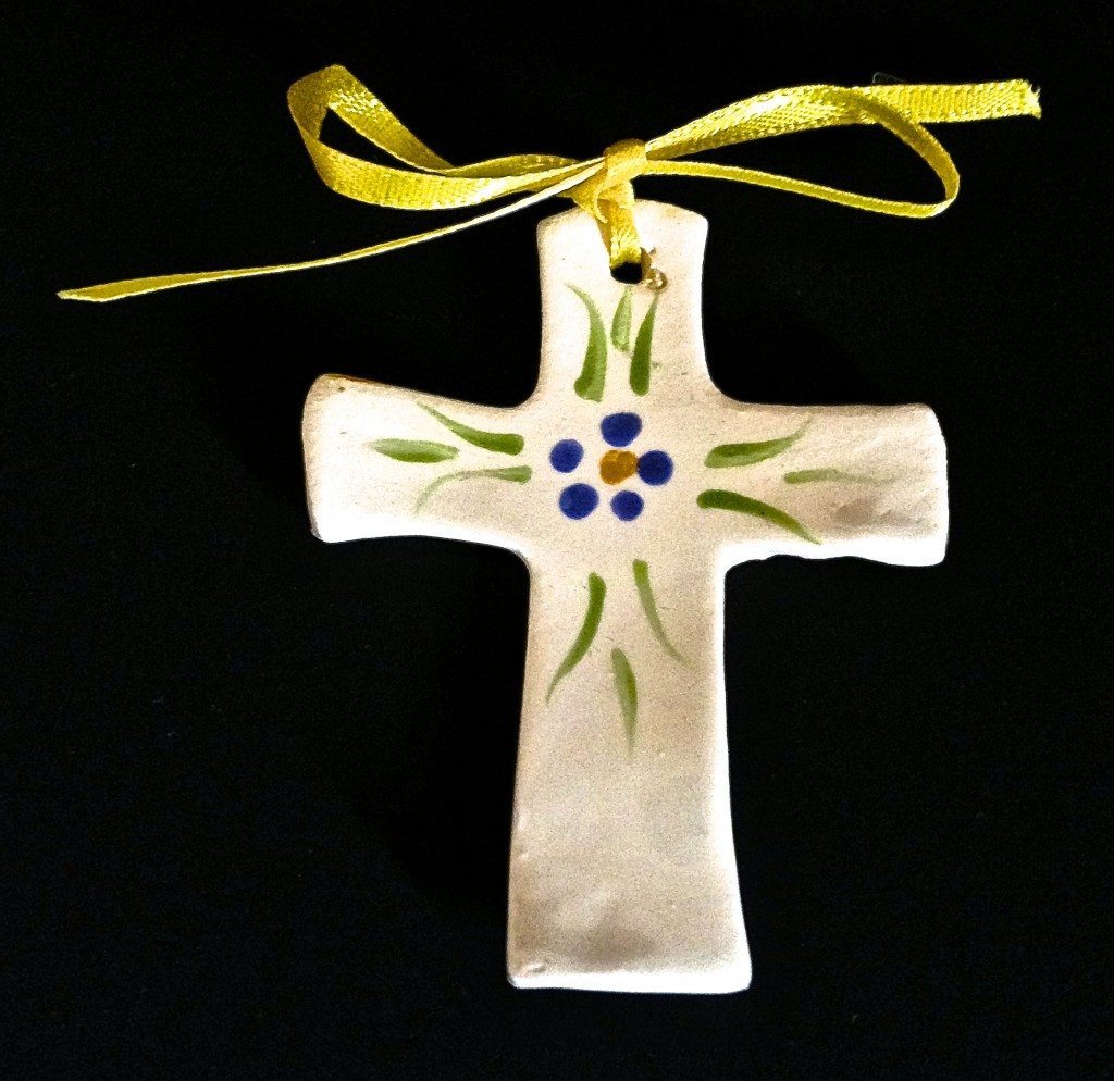 Tiny Cross by Sister Augustine - From the Collection of John Schlimm - 1