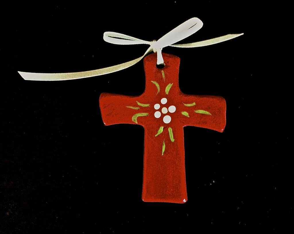 Tiny Cross by Sister Augustine - From the Collection of John Schlimm - 2