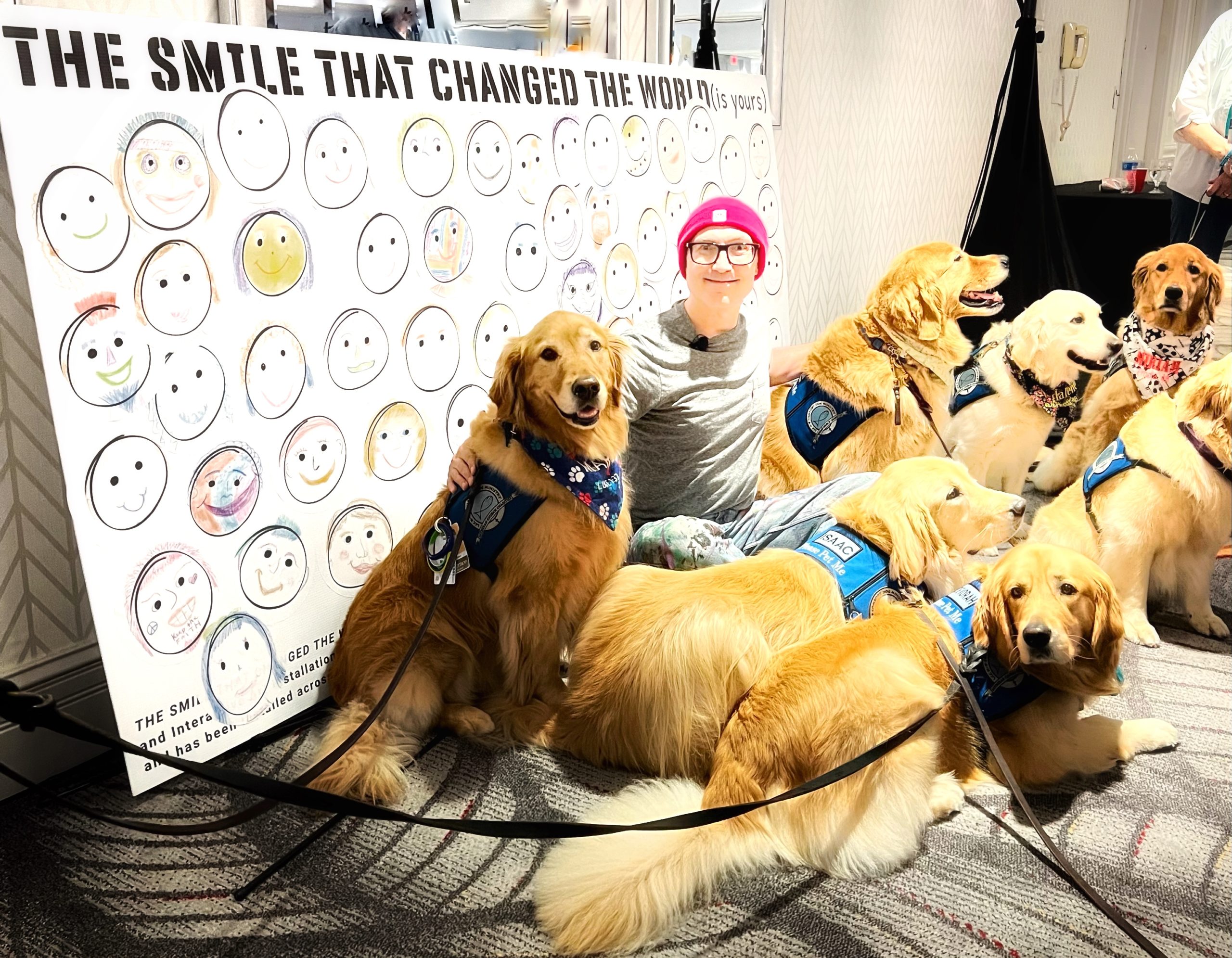 THE SMILE Installation at the LCC K-9 Comfort Dogs National Conference